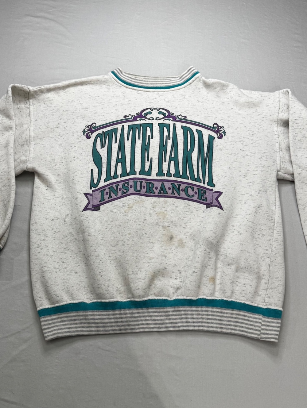 Vintage State Farm Insurance Sweatshirt Medium 90s Y2K Corporate Retro